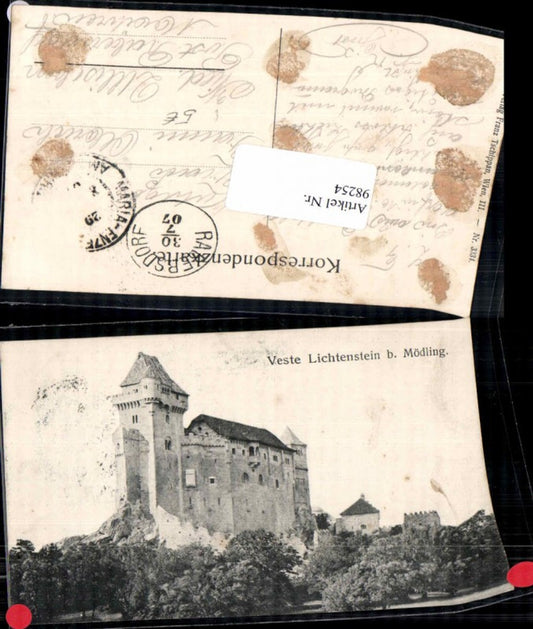 98254,Veste Liechtenstein b. Mödling