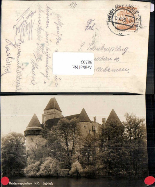 98303,Fotokarte Heidenreichstein Schloss