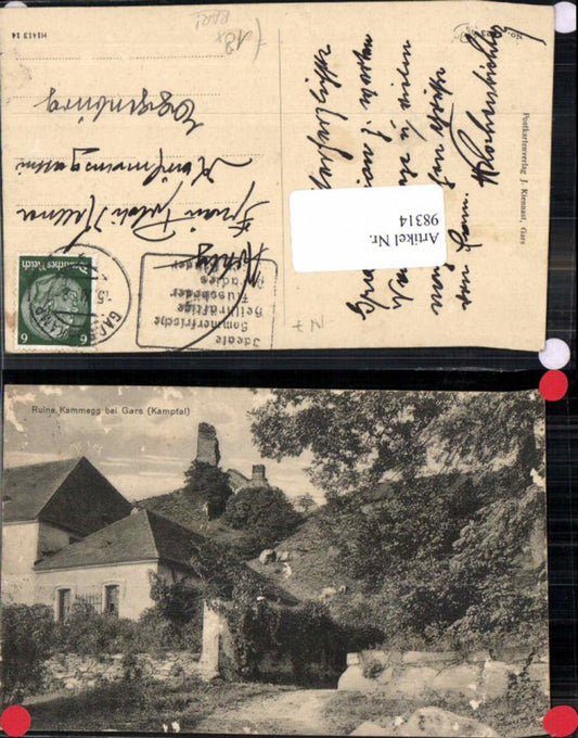 98314,Ruine Kammegg b. Gars am Kamp Kamegg