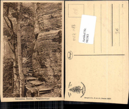 98383,Hahnenklee Goslar Oberharz Margaretenklippe Bockswiese