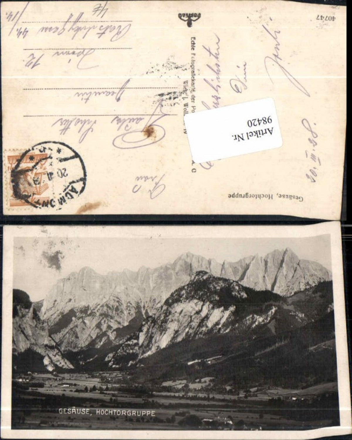 Alte Ansichtskarte – Old Postcard