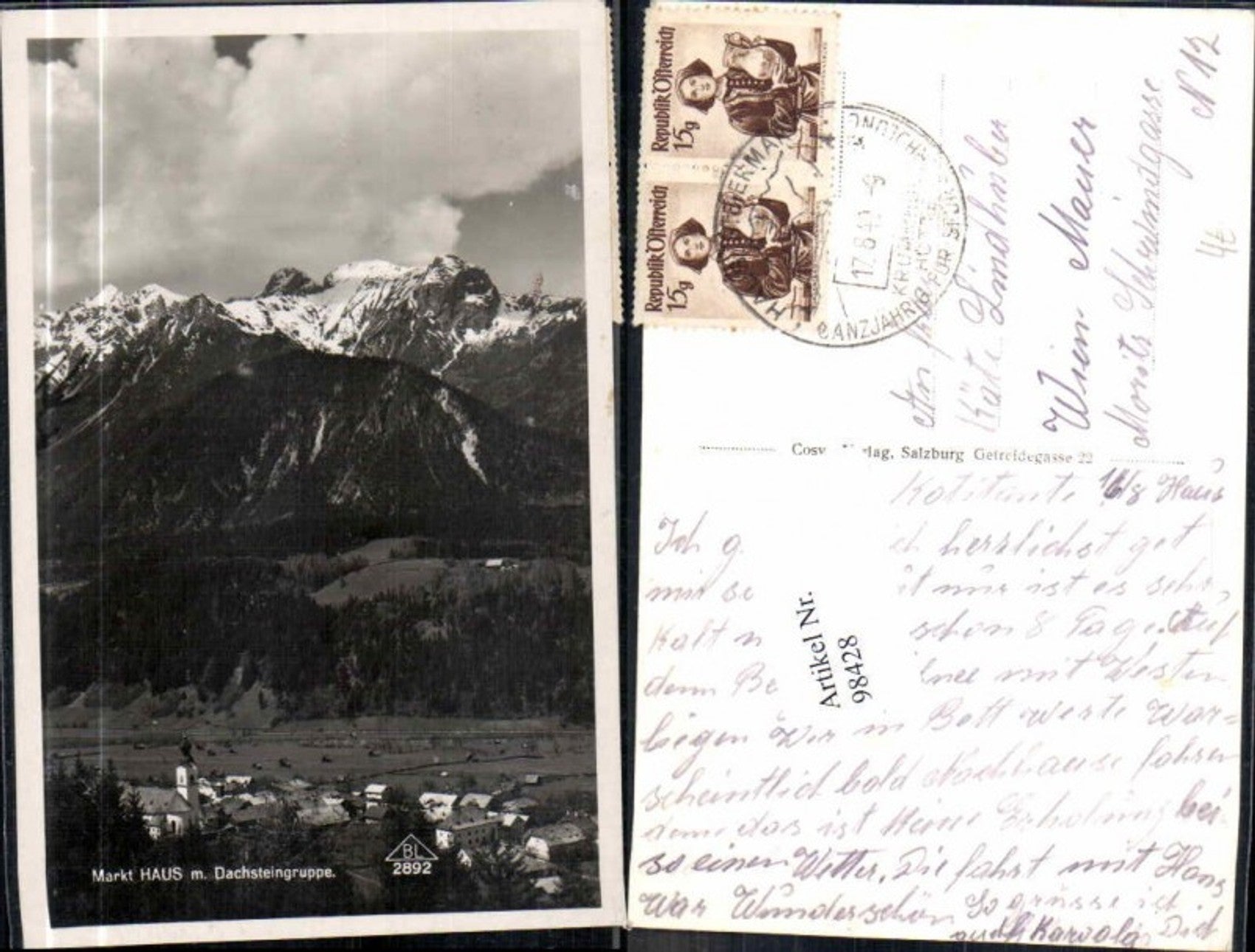 Alte Ansichtskarte – Old Postcard