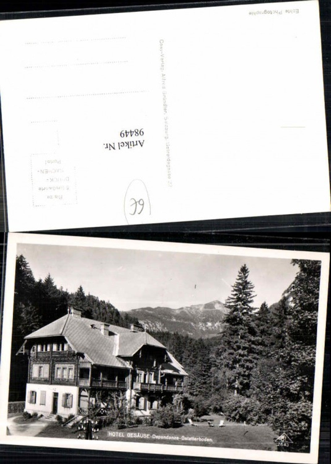 Alte Ansichtskarte – Old Postcard