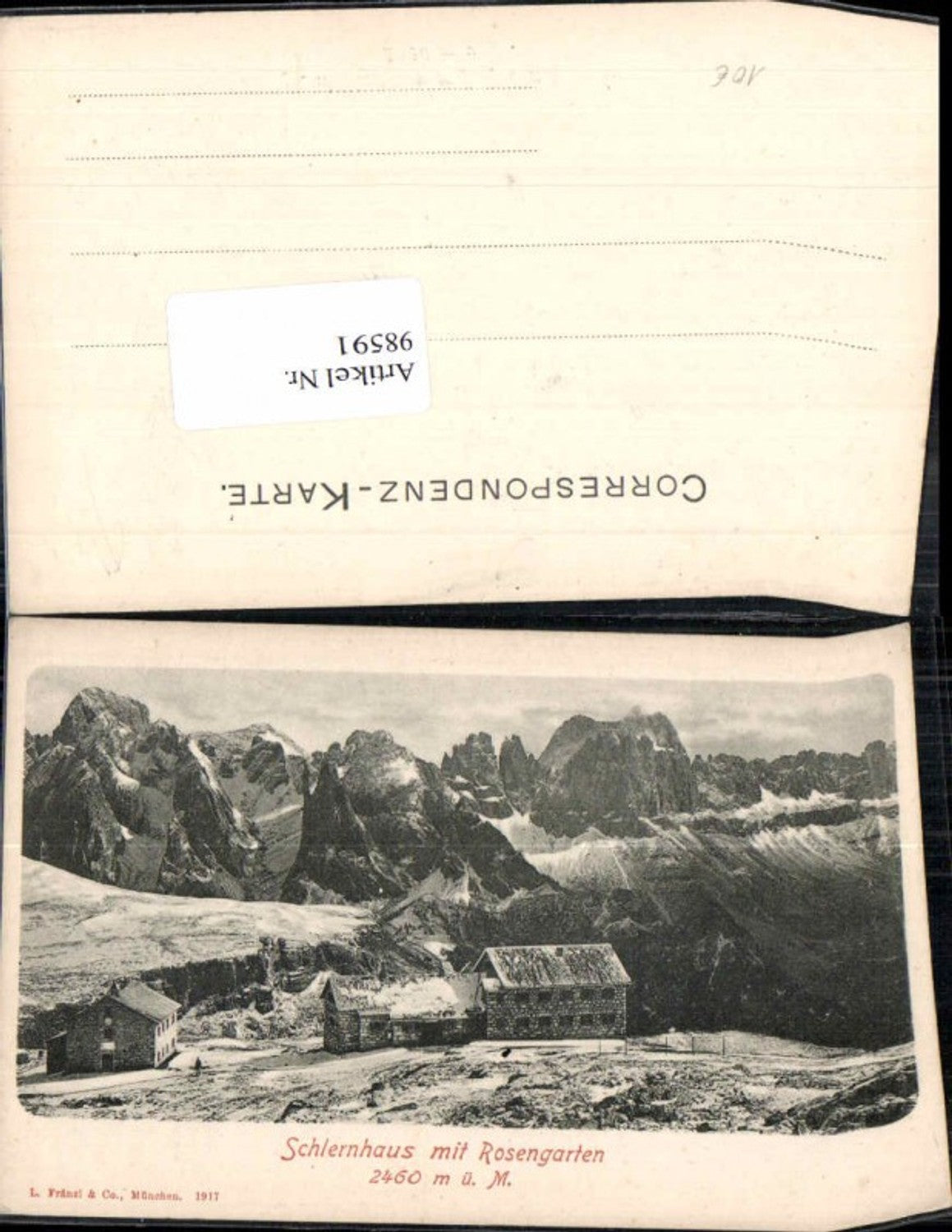 Alte Ansichtskarte – Old Postcard