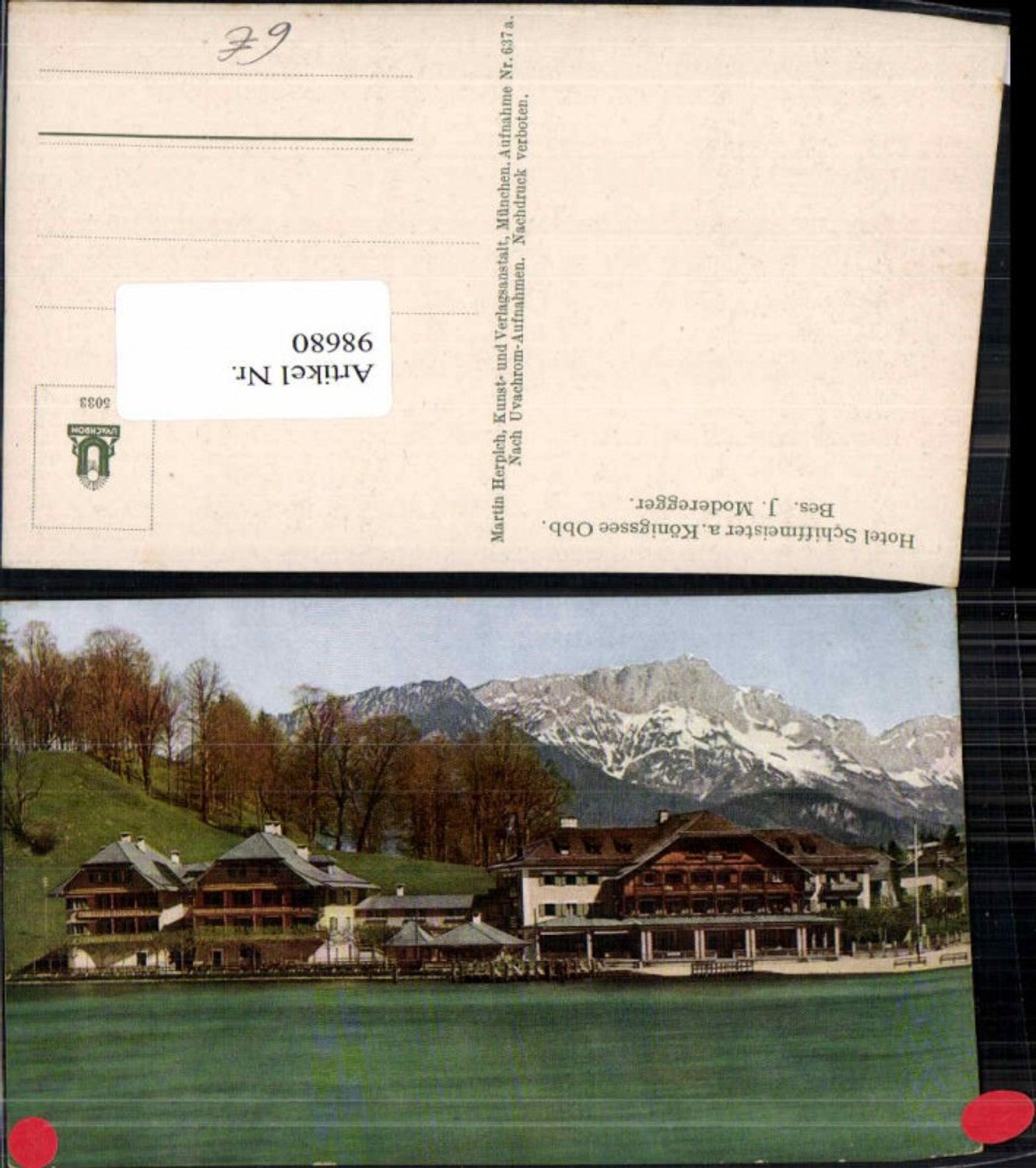 98680,Hotel Schiffmeister am Königsee b. Berchtesgaden