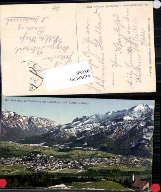 98688,Bad Reichenhall im Vorfrühling Untersberg Lattengebirge