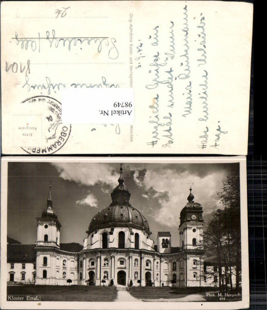 98749,Kloster Ettal pub Herpich Nr 494