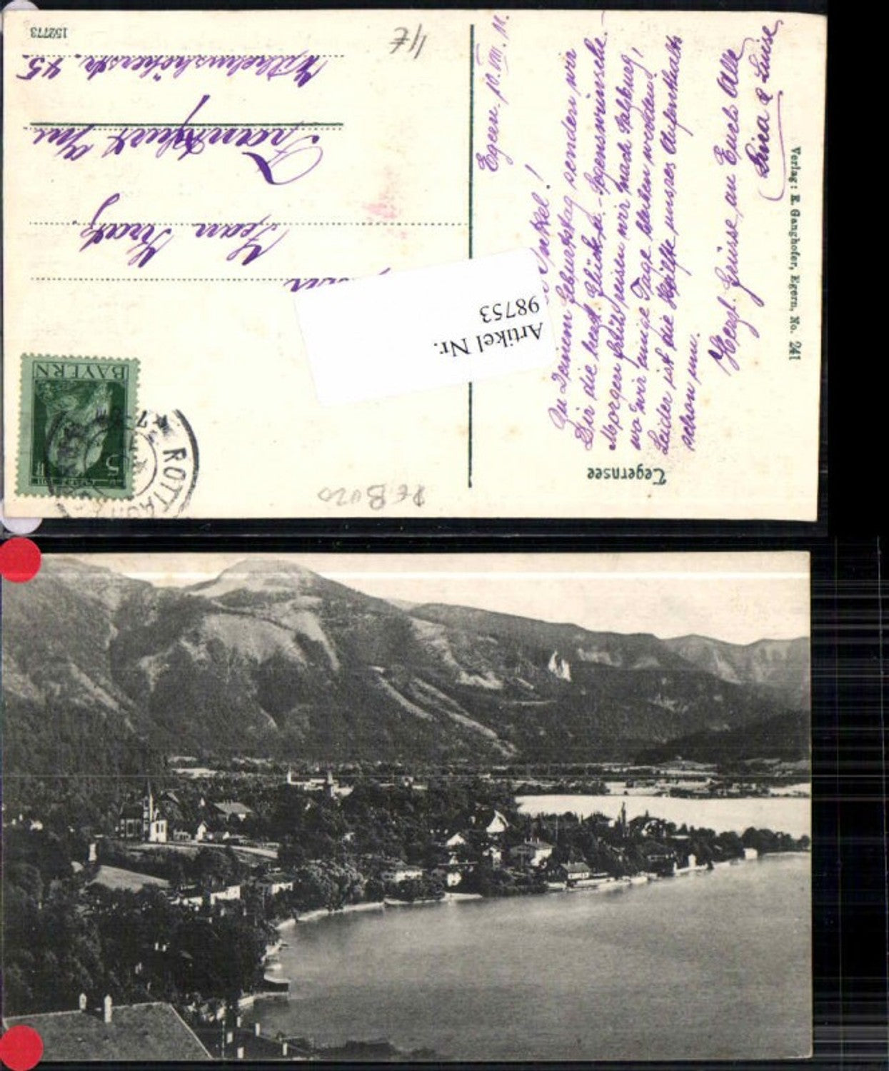 98753, Tegernsee in Bavaria