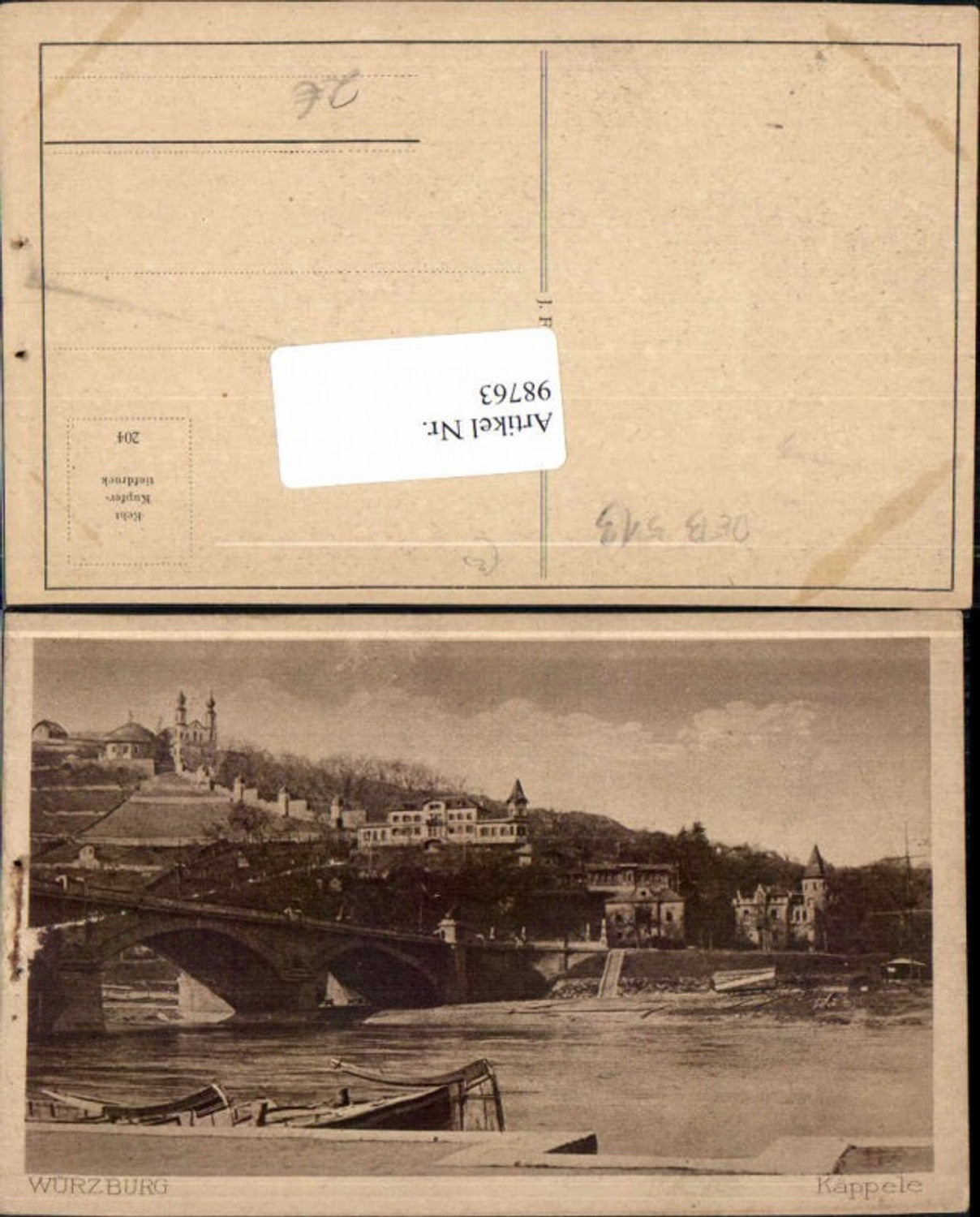 98763, Würzburg Käppele 1920