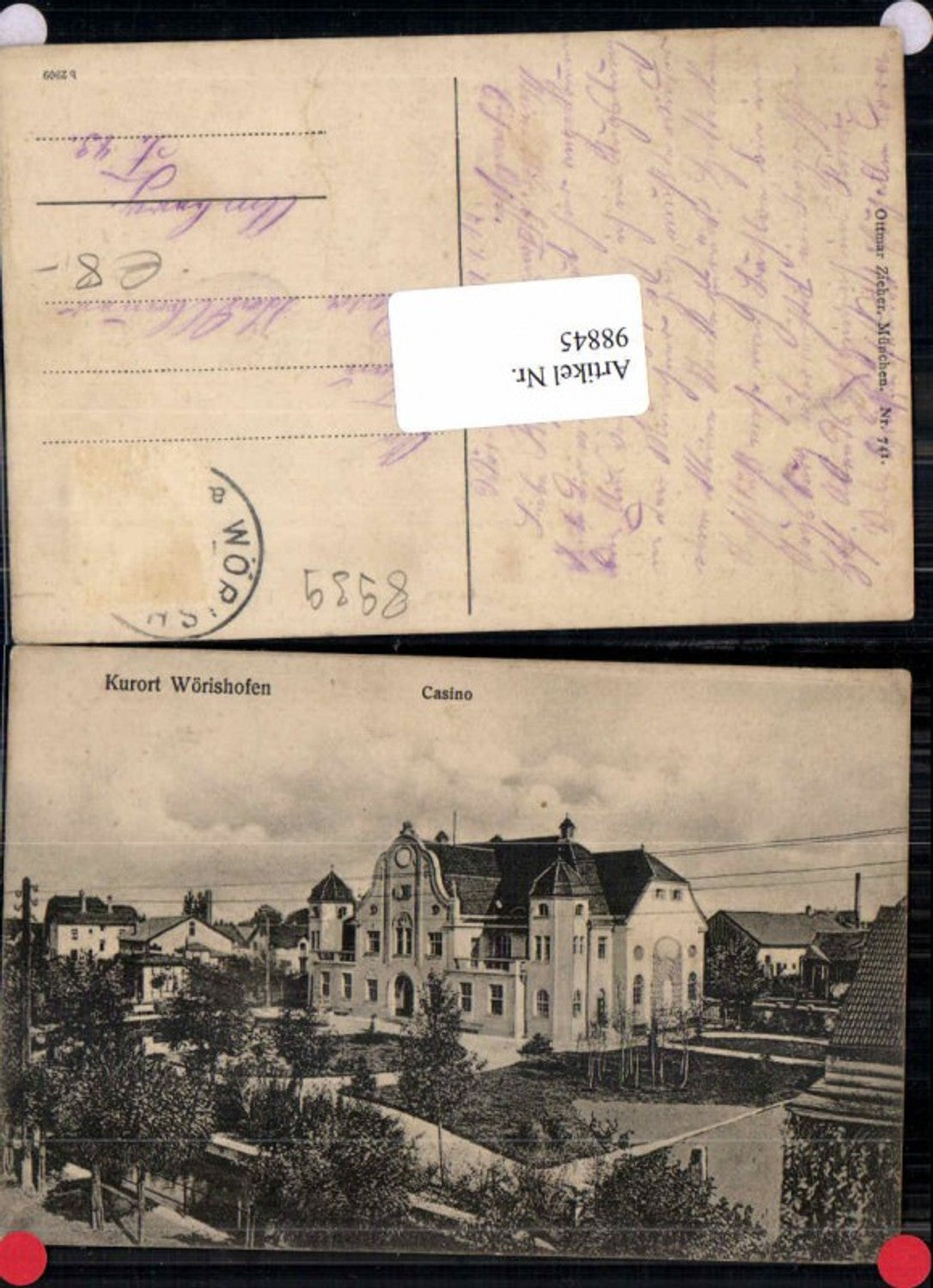 98845,Wörishofen Casino Partie 1905