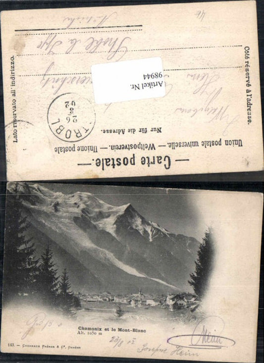 98944,Chamonix et le Mont BLanc