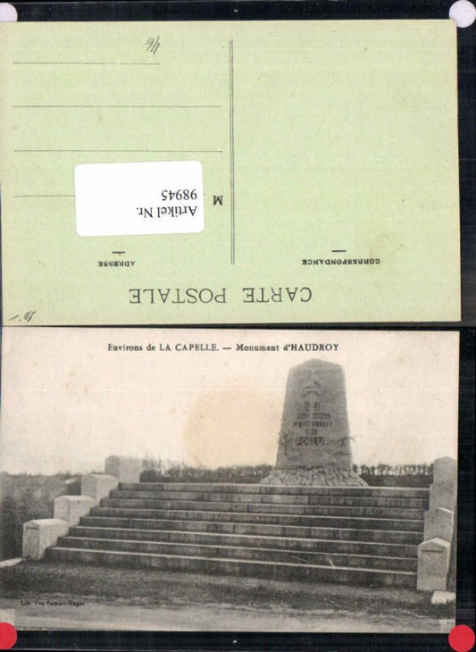 98945,Environs La Capelle Monument Haudroy