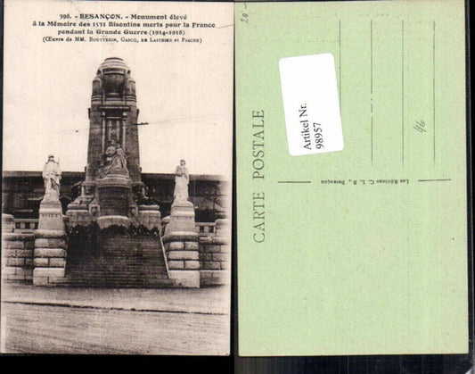 98957,Besancon Monument eleve