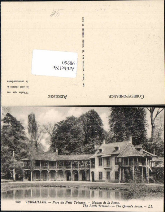 98960,Versailles Parc du petit Trianon Maison de la Reine