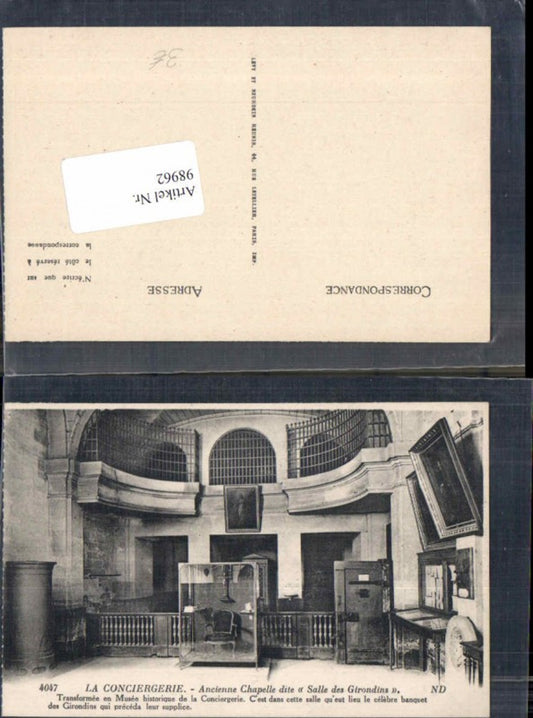 98962,La Conciergerie Chapelle Salle Girodins