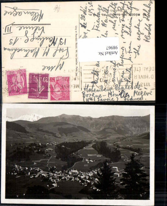 98967,Megeve Haute Savoie  1940