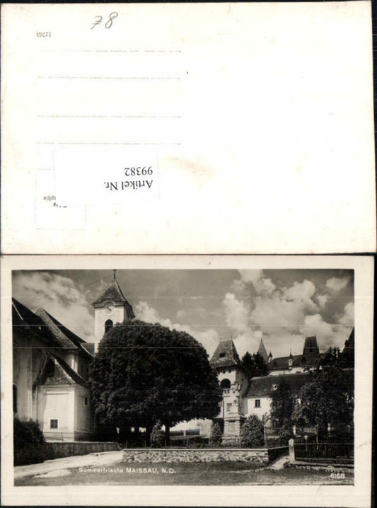 99382,Maissau Niederdonau Markt