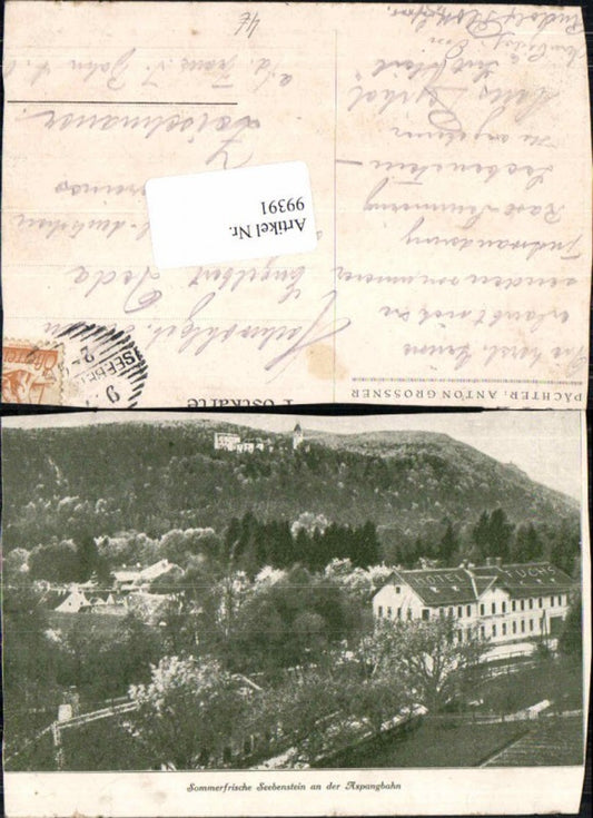 99391,Seebenstein a.d. Aspangbahn Hotel Fuchs