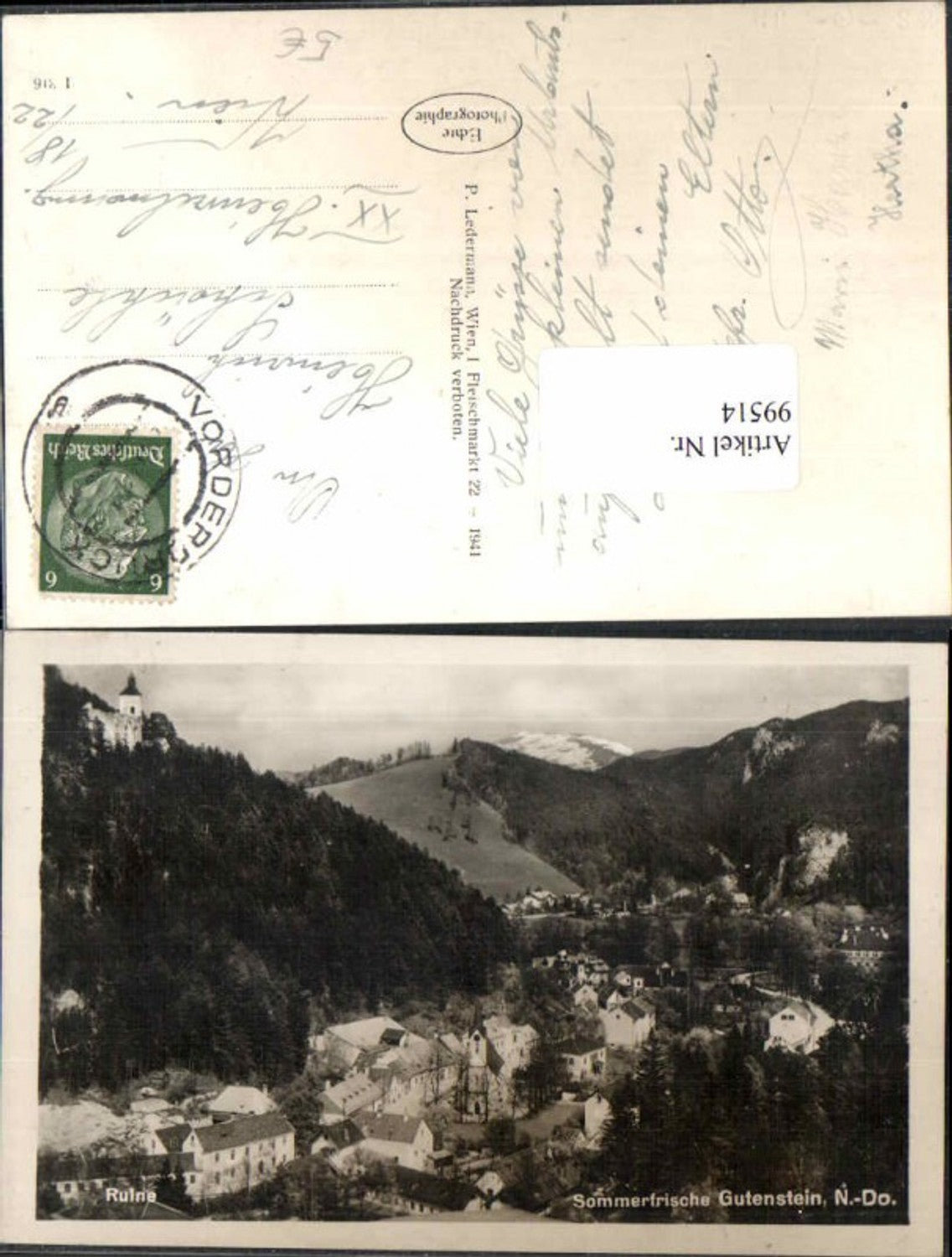 Alte Ansichtskarte – Old Postcard