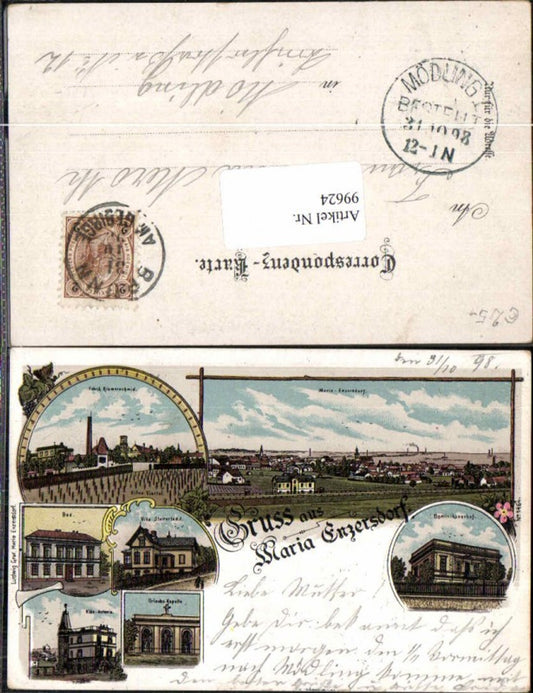 99624,Litho Gruss aus Maria Enzersdorf Bad Villa Steirerland