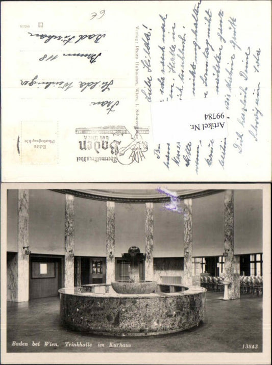 99784,Baden b. Wien Trinkhalle Kurhaus