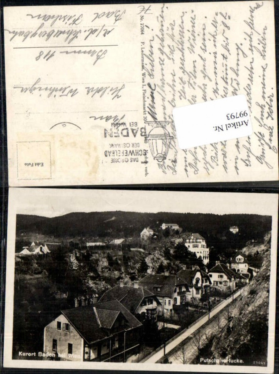 99793,Baden b. Wien Putscheiner Lucke 1940