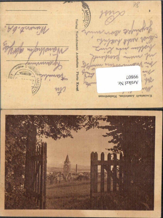 99807,Amstetten Partie vor dem Ort m. Holztor