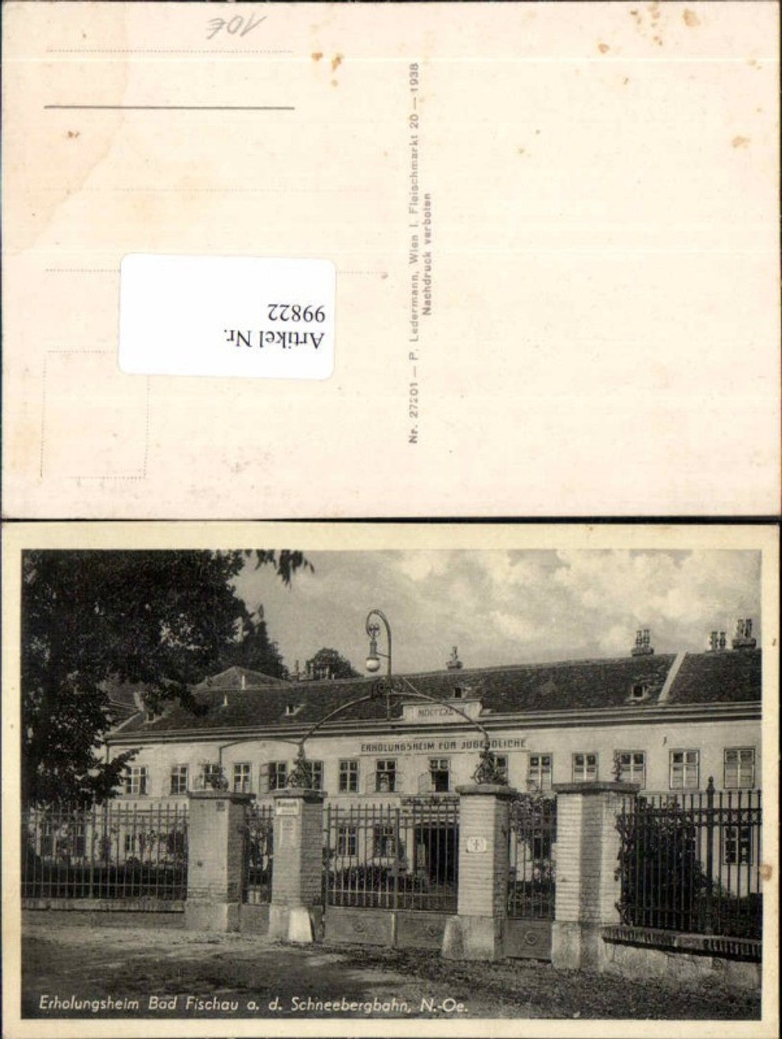 Alte Ansichtskarte – Old Postcard