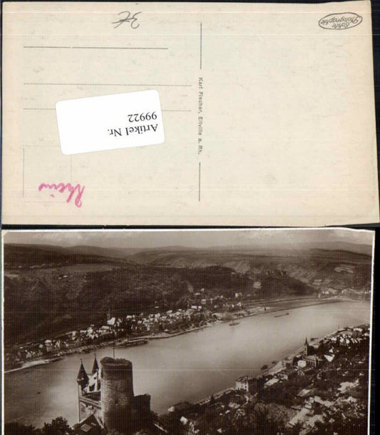 99922,St Goar St Goarshausen Burg Katz