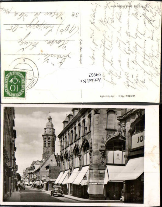 99933,Landau in d. Pfalz Marktstrasse 1950