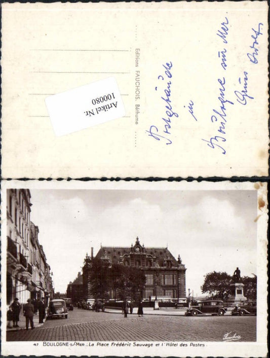 100080,Boulogne sur mer La Place Hotel des Postes