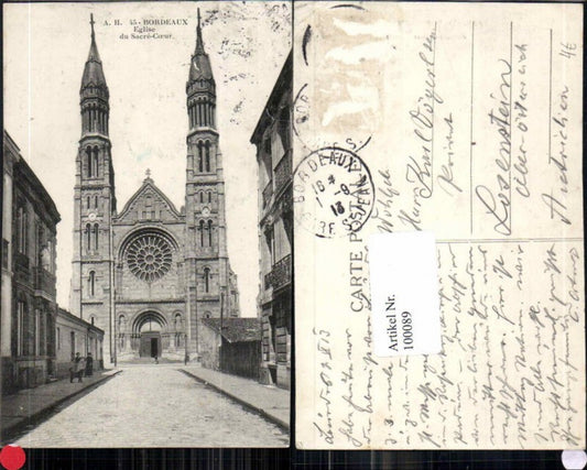 100089,Bordeaux Eglise Kirche