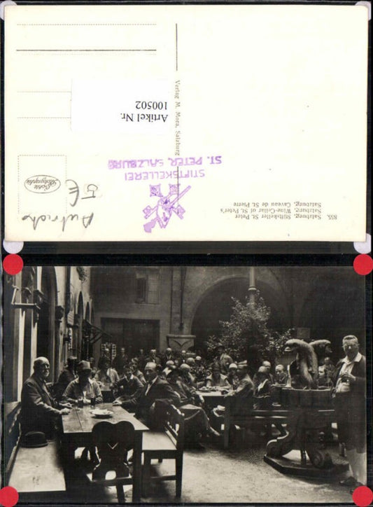 100502,Salzburg Stiftskeller St Peter Gasthaus Wein