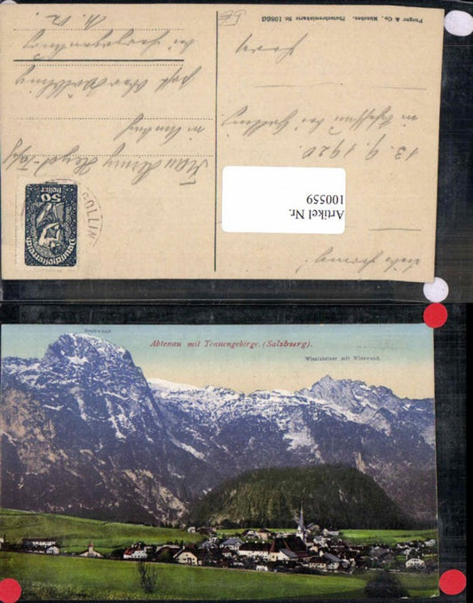 100559,Abtenau m. Tennengebirge pub Purger Co 10866
