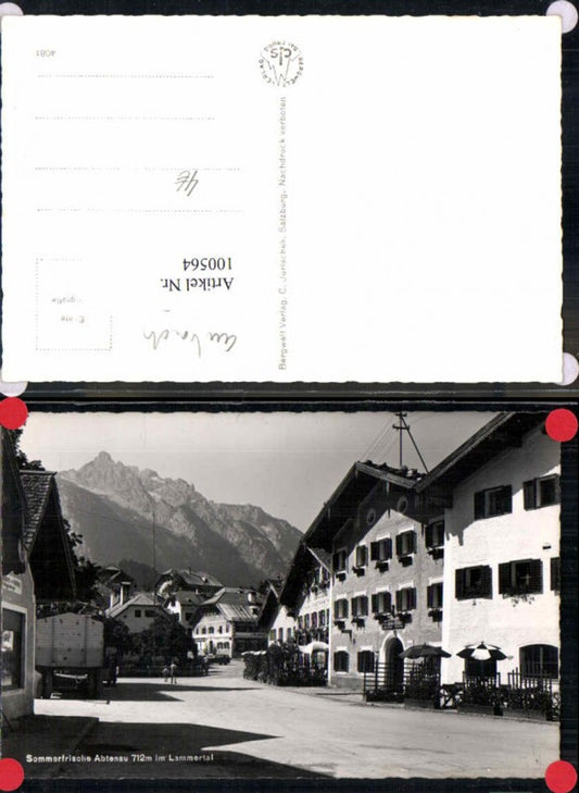 100564,Abtenau Strassenpartie Gasthaus