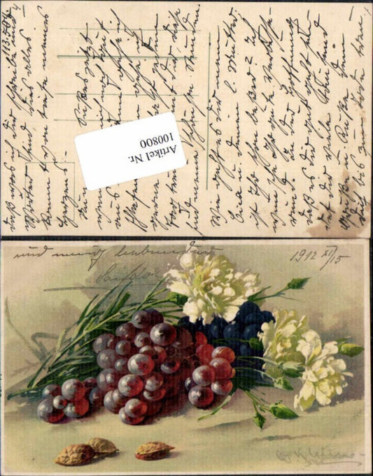 100800,Catharina Klein Weintrauben Nüsse Blumen