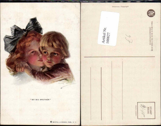 100827,Reinthal Newman Jugendstil Kinder Big Brother