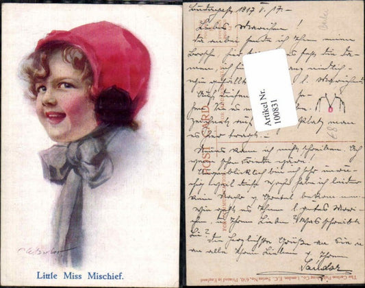 100831,C.W. Barber Kind m. Haube pub Carlton 650 Glamour