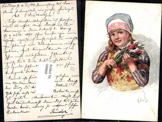 100868,Karl Feiertag Holländische Tracht B.K.W.I 814-1