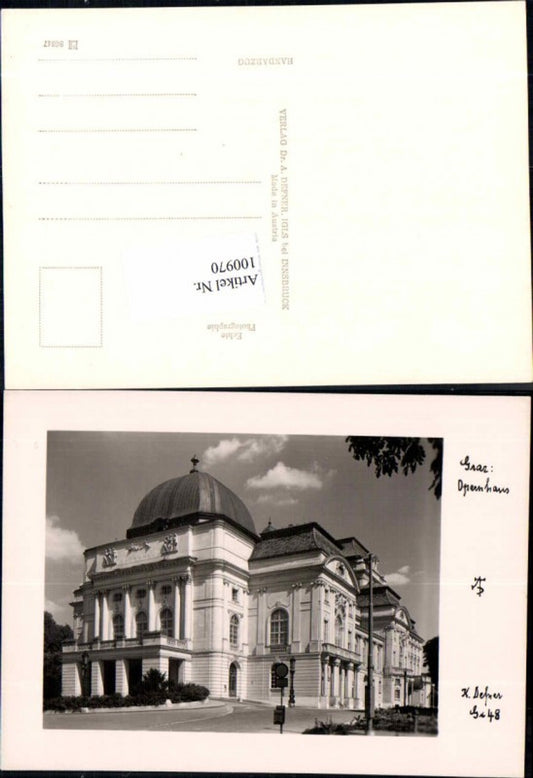 100970,Dr. Defner Igls Nr Gr 48 Graz Oper Opernhaus
