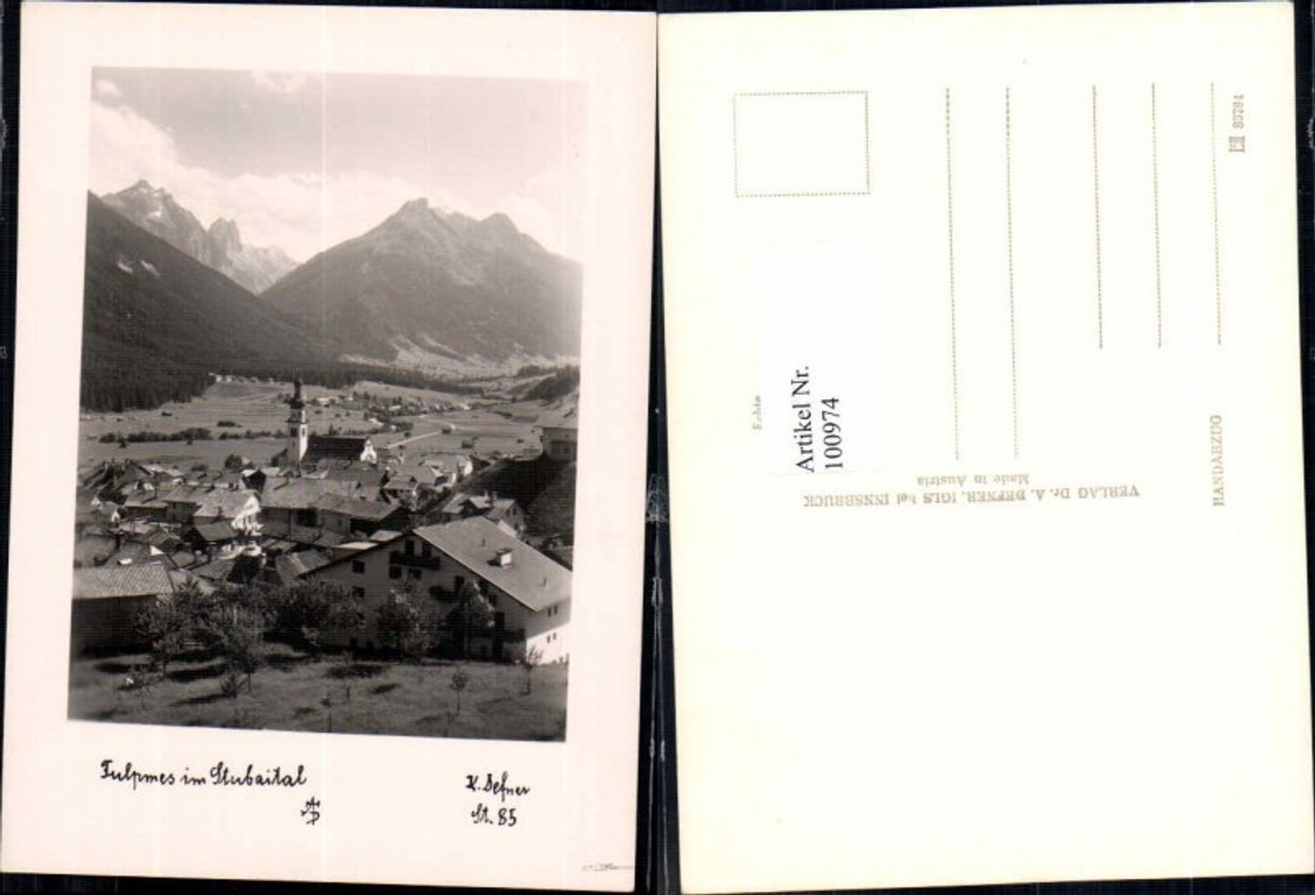 100974,Dr. Defner Igls Nr St 85 Fulpmes Stubai