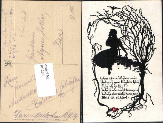 101236, Meissner &amp; Buch 2323 Silhouette Paper Cut