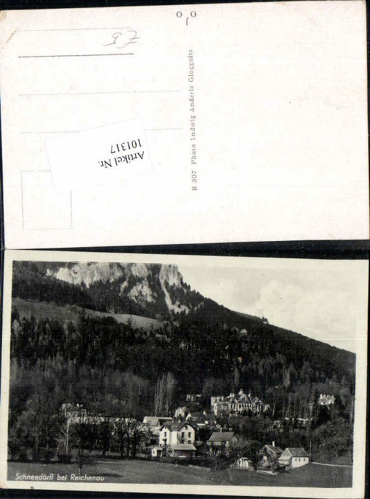 101317,Schneedörfl bei Reichenau a.d. Rax 1940