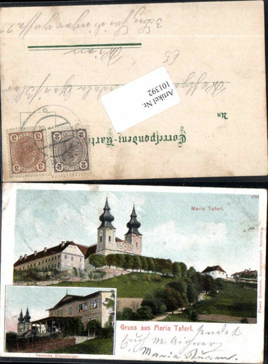 101392,Gruss aus Maria Taferl Gasthaus Eilenberger