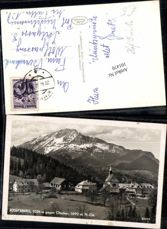 101470,Josefsberg gegen Ötscher 1952