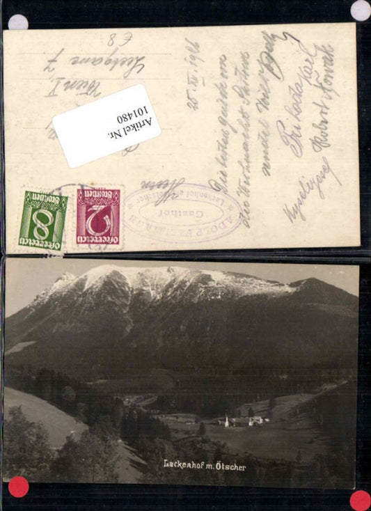 101480,FotoAK Lackenhof am Ötscher 1920