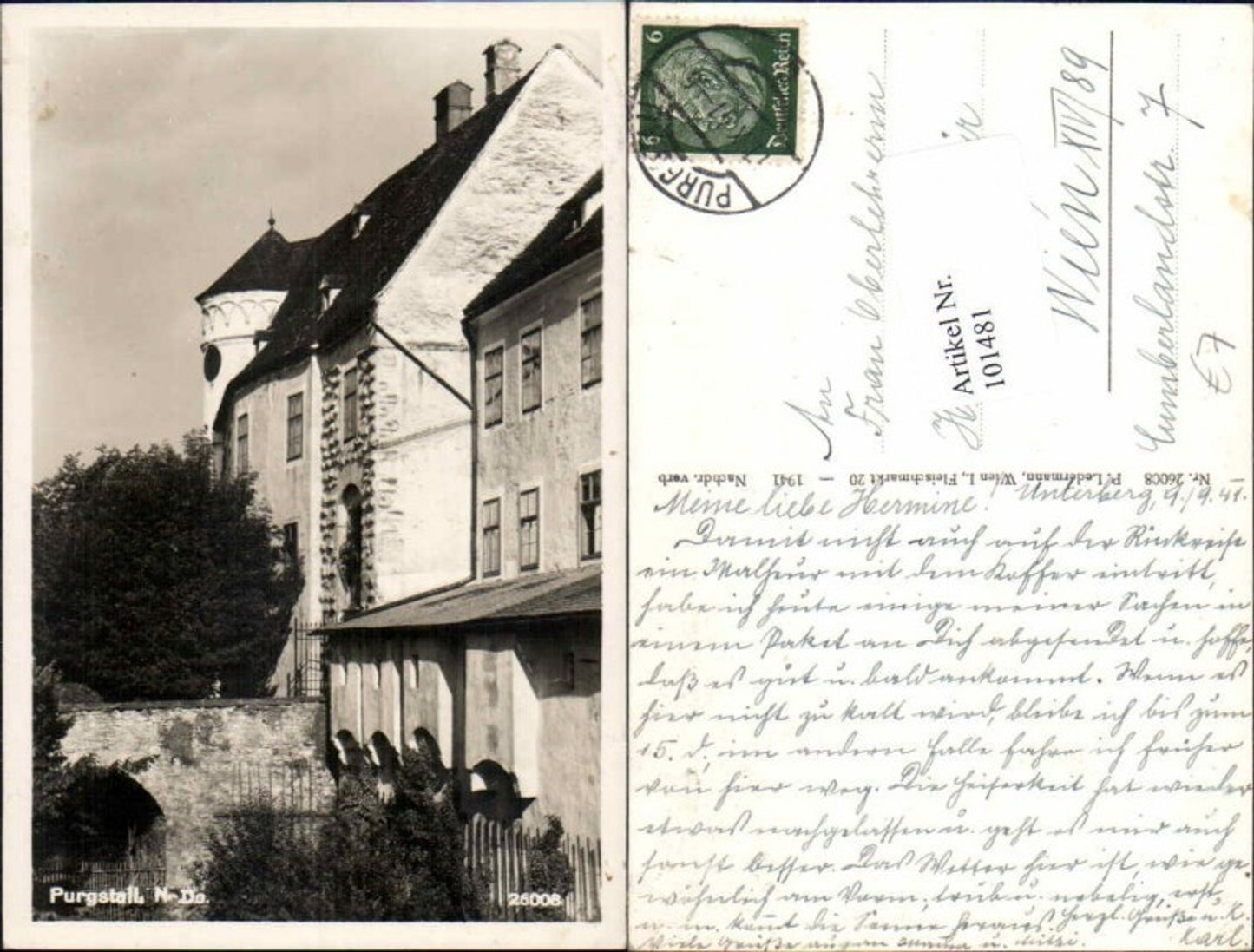 101481,Purgstall a.d. Erlauf Partie 1941