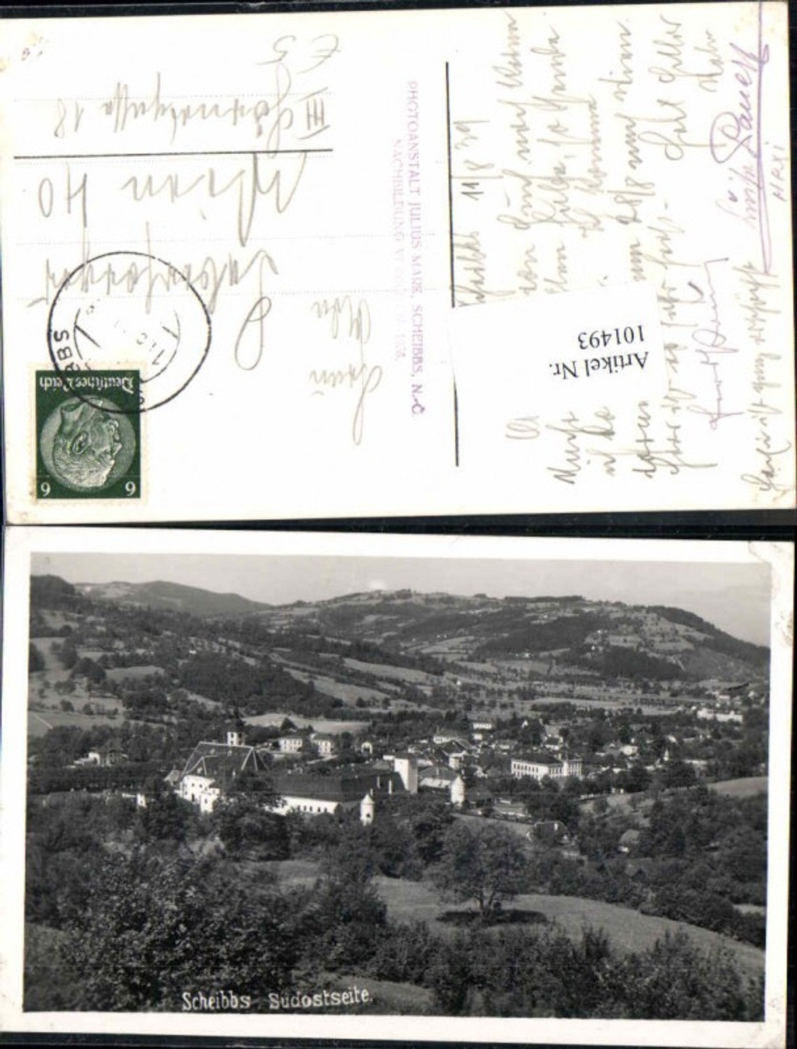 101493,Scheibbs v. Südostseite 1940