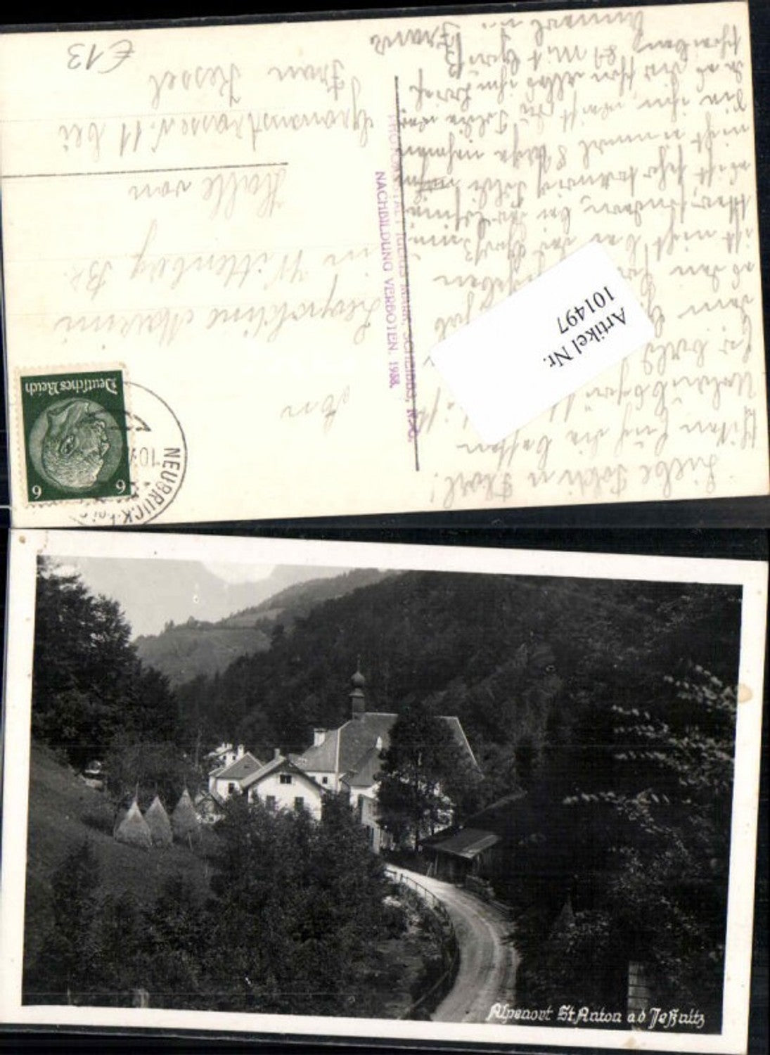 101497,St Anton a.d. Jessnitz bei Scheibbs 1938
