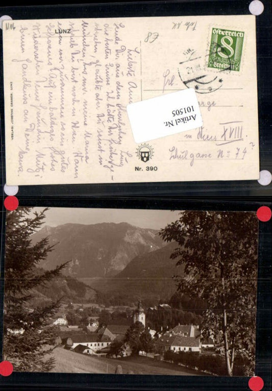 101505,Lunz am See rare Fotokarte um 1928